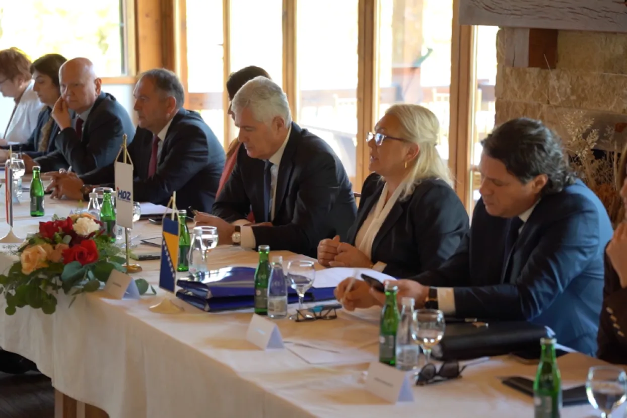 Dragan Čović i Lidija Bradara