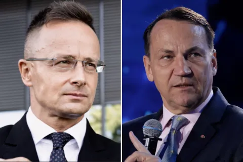 Szijjarto i Sikorski