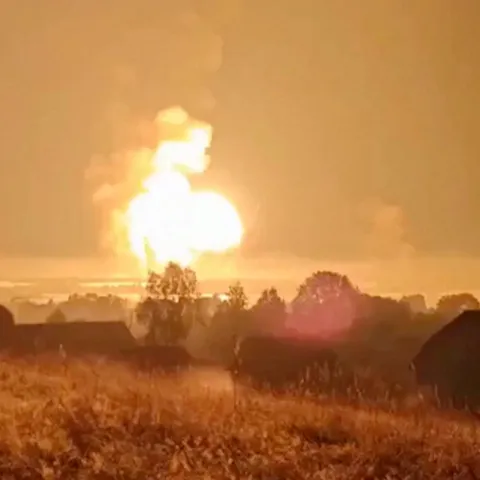 Ukrajinski napad na skladište streljiva