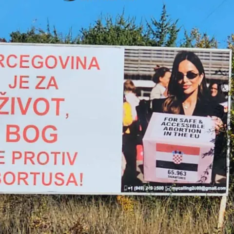 Plakati protiv Severininog koncerta