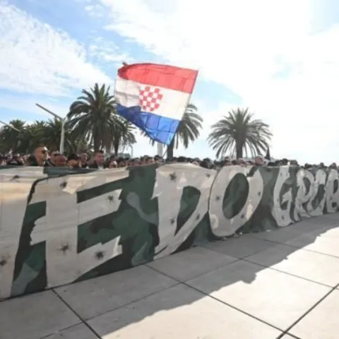 Torcidin prosvjed na splitskoj Rivi