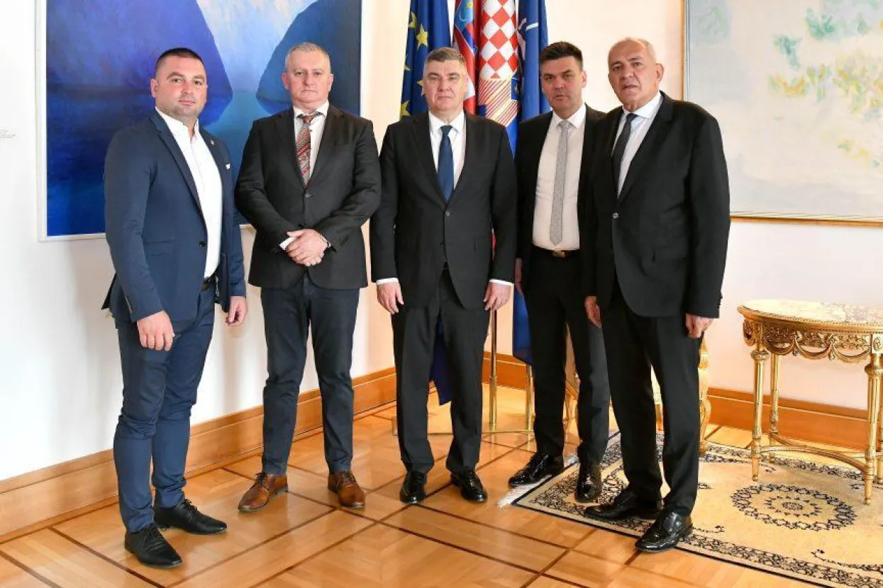 Milanović primio Cvitanovića, Karamatića i Tadića; razgovarali o izmjenama Izbornog zakona i položaju Hrvata u BiH