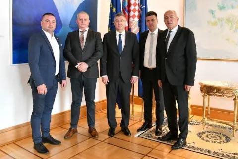 Milanović primio Cvitanovića, Karamatića i Tadića; razgovarali o izmjenama Izbornog zakona i položaju Hrvata u BiH