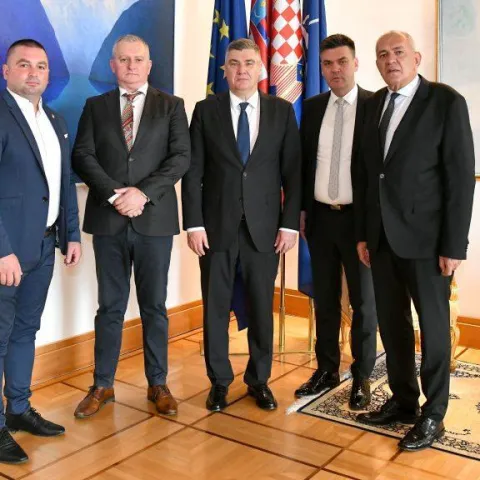 Milanović primio Cvitanovića, Karamatića i Tadića; razgovarali o izmjenama Izbornog zakona i položaju Hrvata u BiH