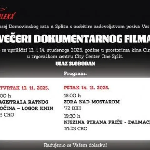 "Zora nad Mostarom" premijerno na Večerima dokumentarnog filma u Splitu