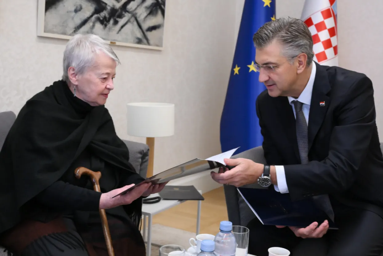 Lyliane Fournier i Andrej Plenković