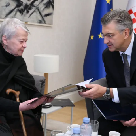 Lyliane Fournier i Andrej Plenković