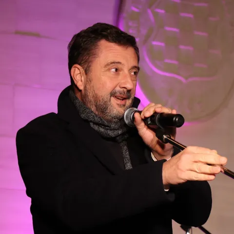 MOSTAR, 30. studenoga (FENA) - Svečano paljenje prve adventske svijeće u Mostaru(Foto FENA/Branka Soldo) 