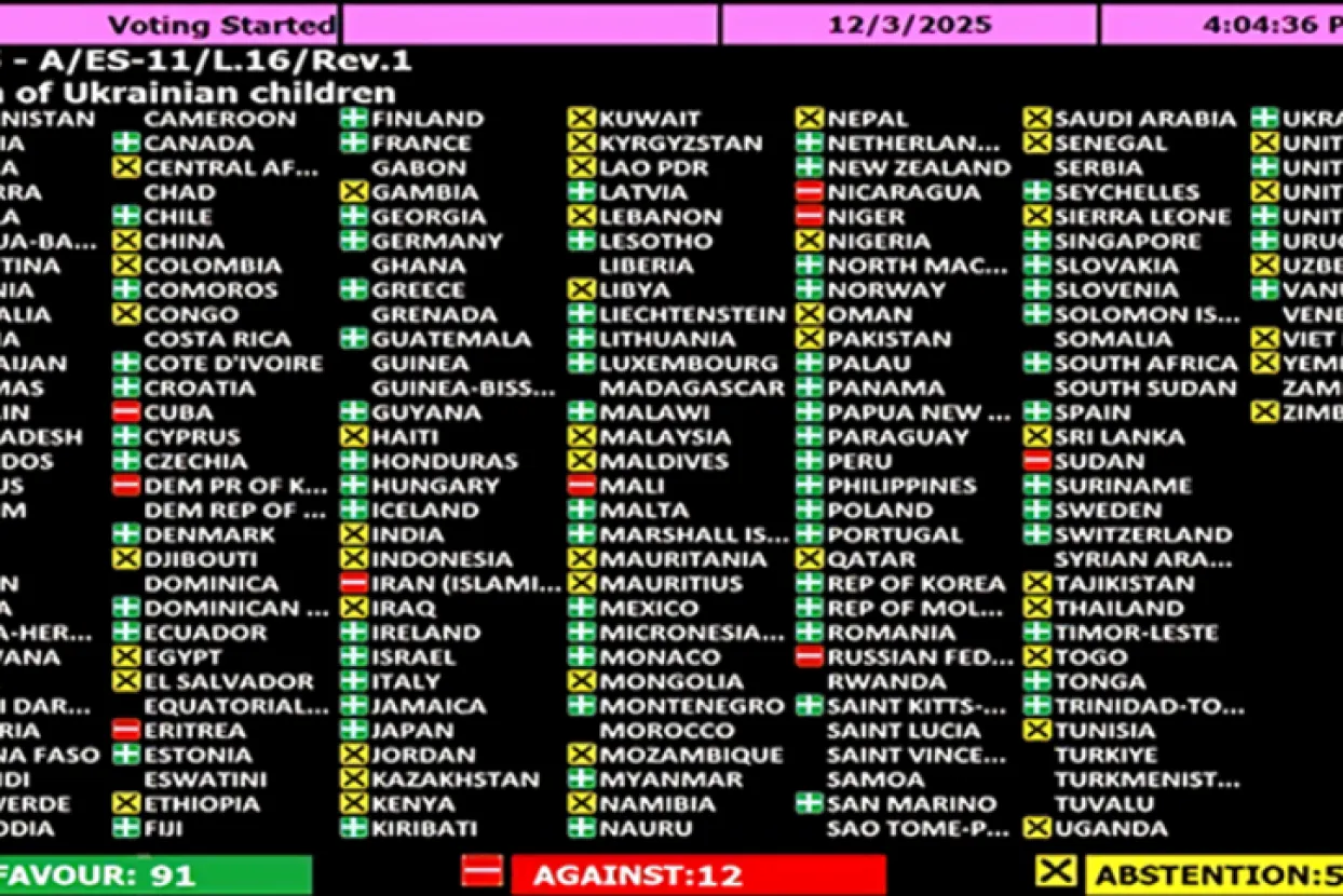 UN usvojio rezoluciju o povratku otete ukrajinske djece