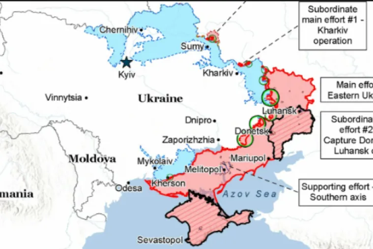 Ukrajinski teritorij koji Rusija želi