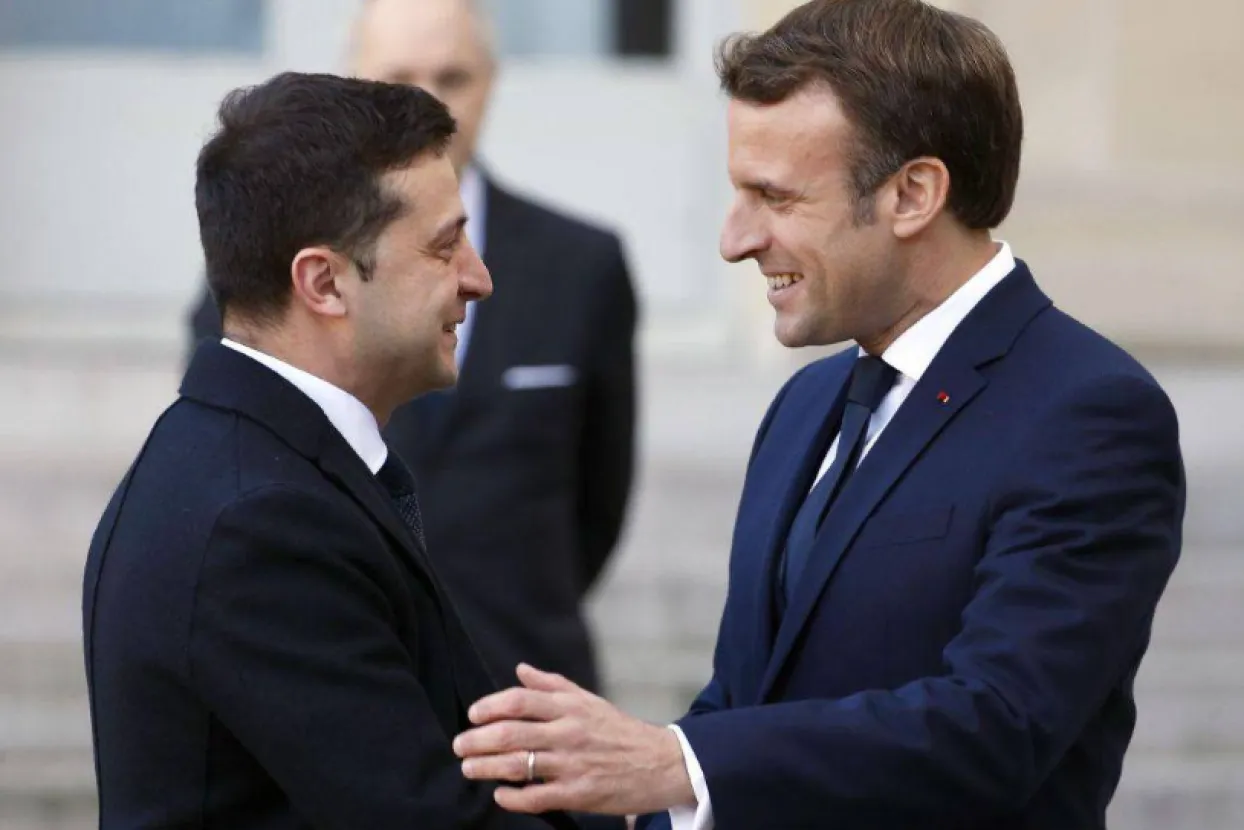 Zelenski i Macron
