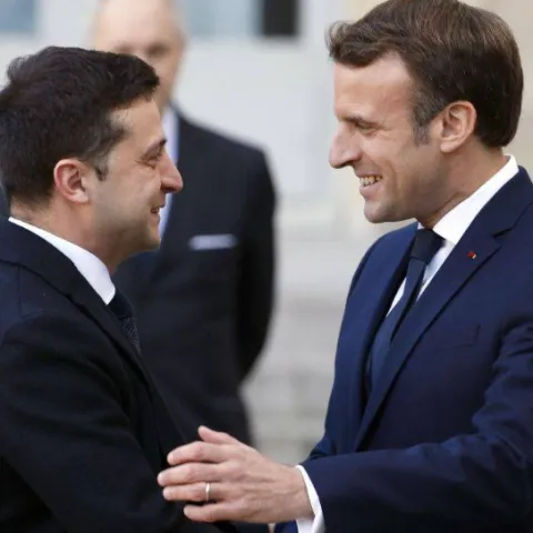 Zelenski i Macron
