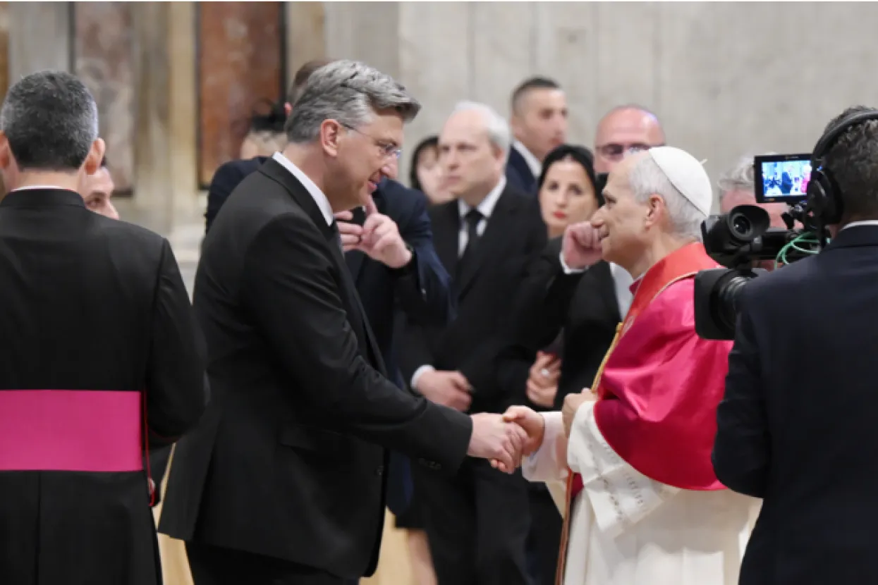 Plenković i papa Lav XIV.