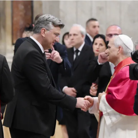 Plenković i papa Lav XIV.