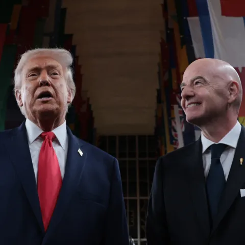 Trump i Infantino