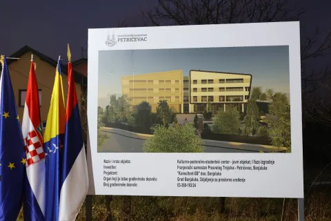 Plenković položio kamen temeljac za studentsko-kulturni centar na Petrićevcu