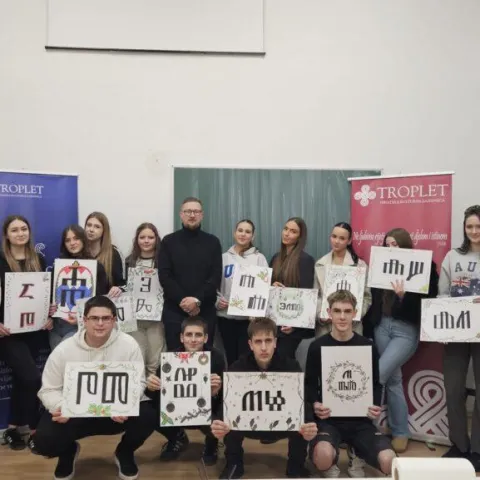 Troplet organizirao radionicu pisanja glagoljice