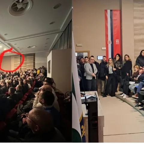 SDA "preimenovala" Hrvatski dom hercega Stjepana Kosače i s fotografija uklonila zastavu hravtskog naroda u BiH 