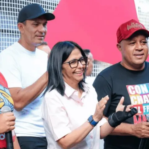 Delcy Rodr&iacute;guez