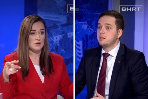 Novinarka: U Sarajevu nije oči&scaron;ćen snijeg. Gdje je 1000 zaposlenih? Premijer: U uredima 