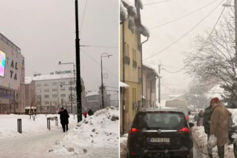 Kaos u Sarajevu zbog snijega