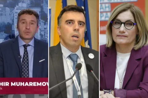 Mahir Muharemović, Predrag Rosavljević i Svjetlana Mili&scaron;ić-Veličkovski