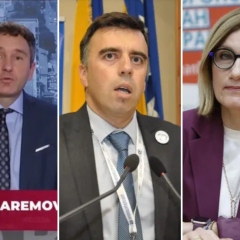 Mahir Muharemović, Predrag Rosavljević i Svjetlana Mili&scaron;ić-Veličkovski