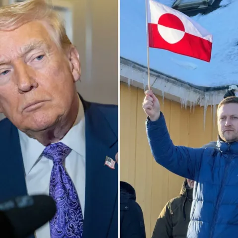 Trump i Frederik Nielsen