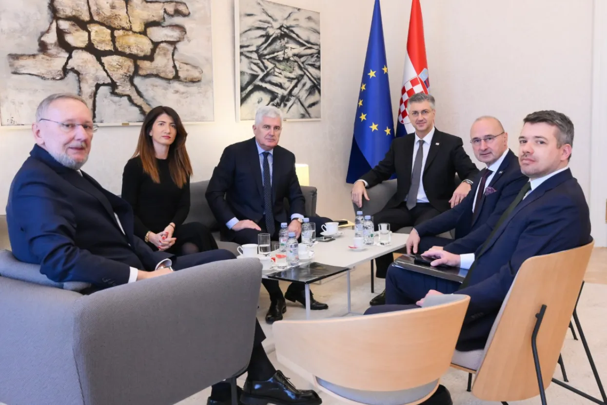 Sastanak Čovića i Plenkovića