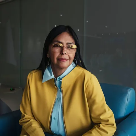 Delcy Rodr&iacute;guez