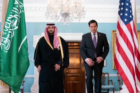 Princ Khalid bin Salman i Marco Rubio