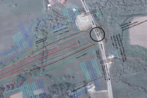 Prva dionica brze ceste La&scaron;va &ndash; Nević Polje