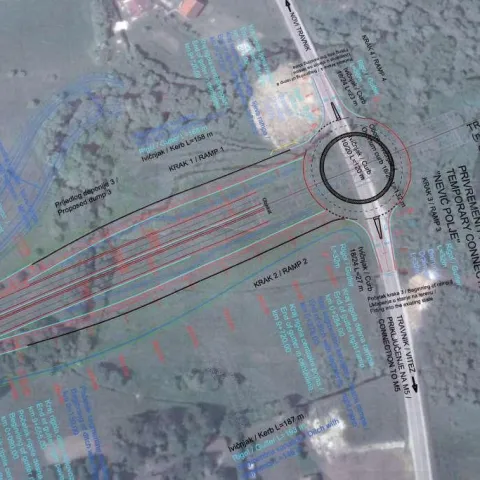 Prva dionica brze ceste La&scaron;va &ndash; Nević Polje