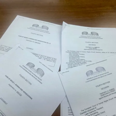 Europski sud za ljudska prava odbacio je aplikaciju DF-a