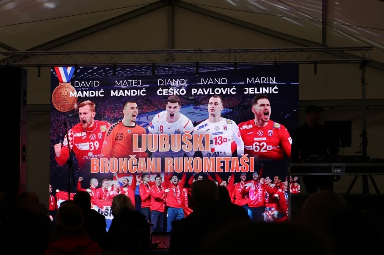 Ljubu&scaron;ki dočekao svoje sinove - hrvatske vitezove s broncom zlatnog sjaja