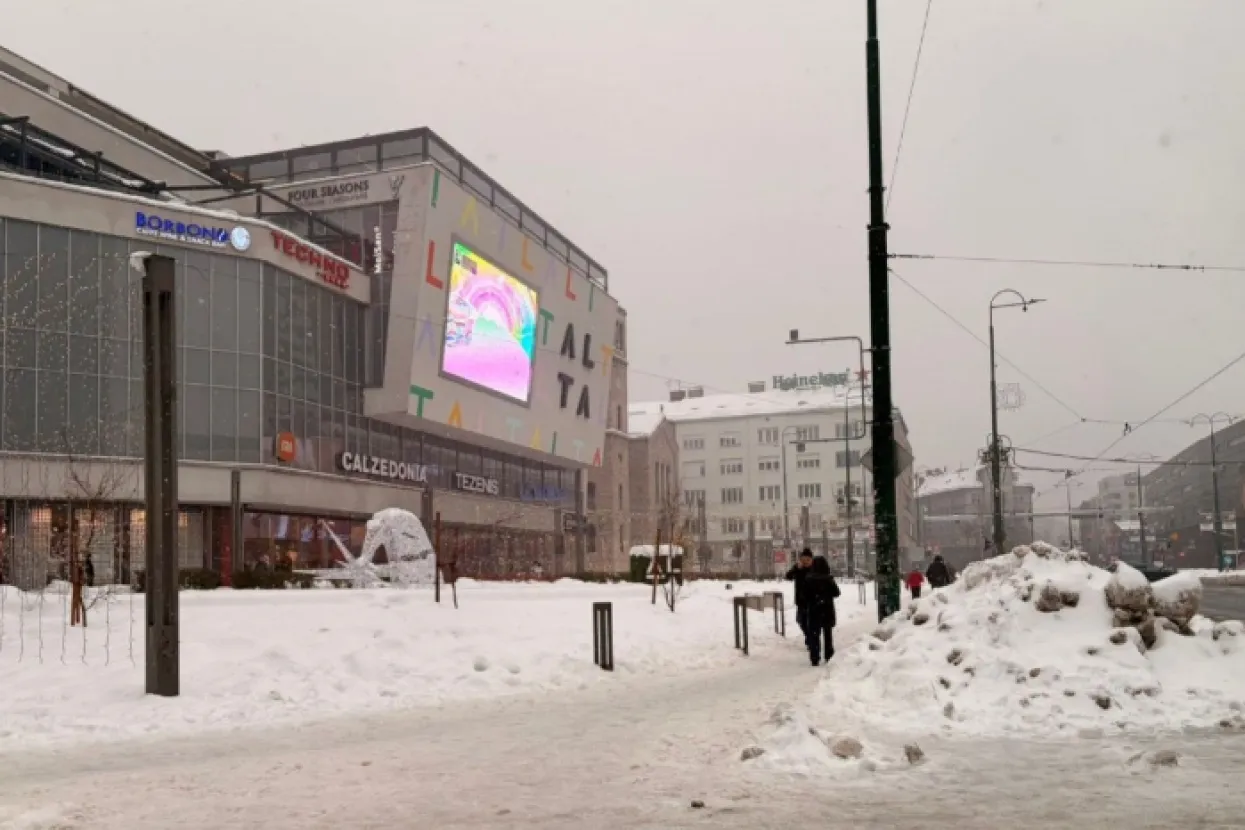 Kaos u Sarajevu zbog snijega