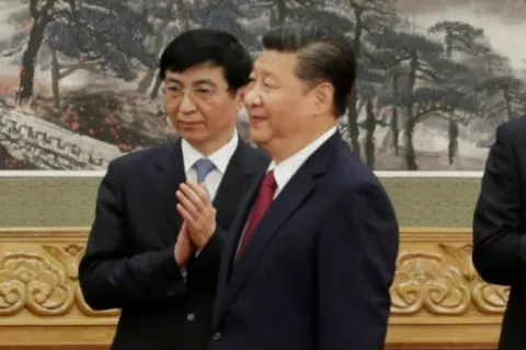 Wang Huning i Xi Jingping