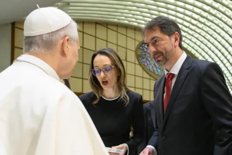 Papa Lav IV. i Marinko Čavara