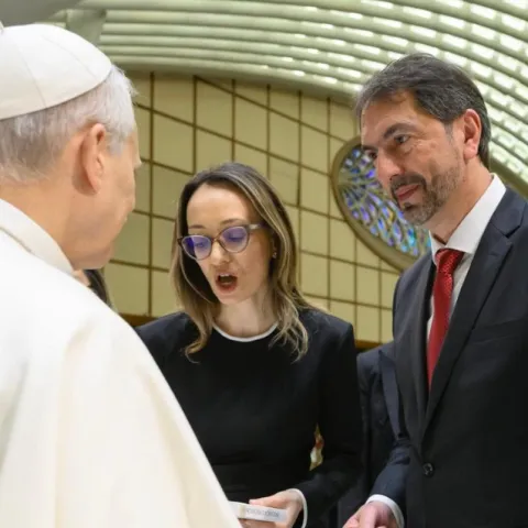 Papa Lav IV. i Marinko Čavara