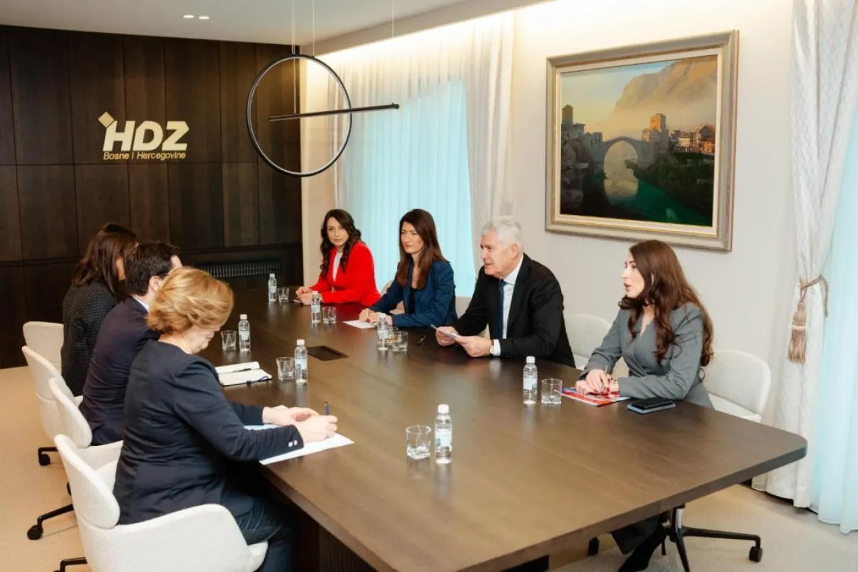 Čović, Filipović i veleposlanik Delmas o europskim prioritetima BiH