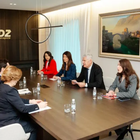 Čović, Filipović i veleposlanik Delmas o europskim prioritetima BiH