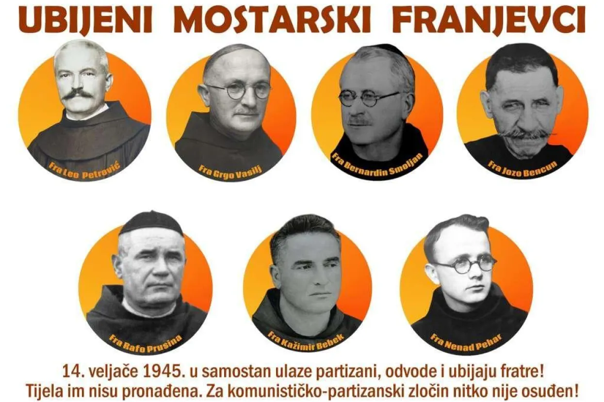 Ubijeni mostarski franjevci
