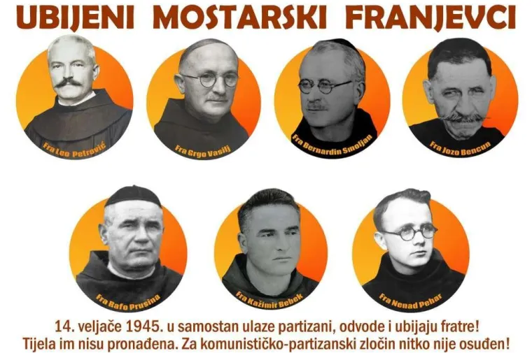 Ubijeni mostarski franjevci