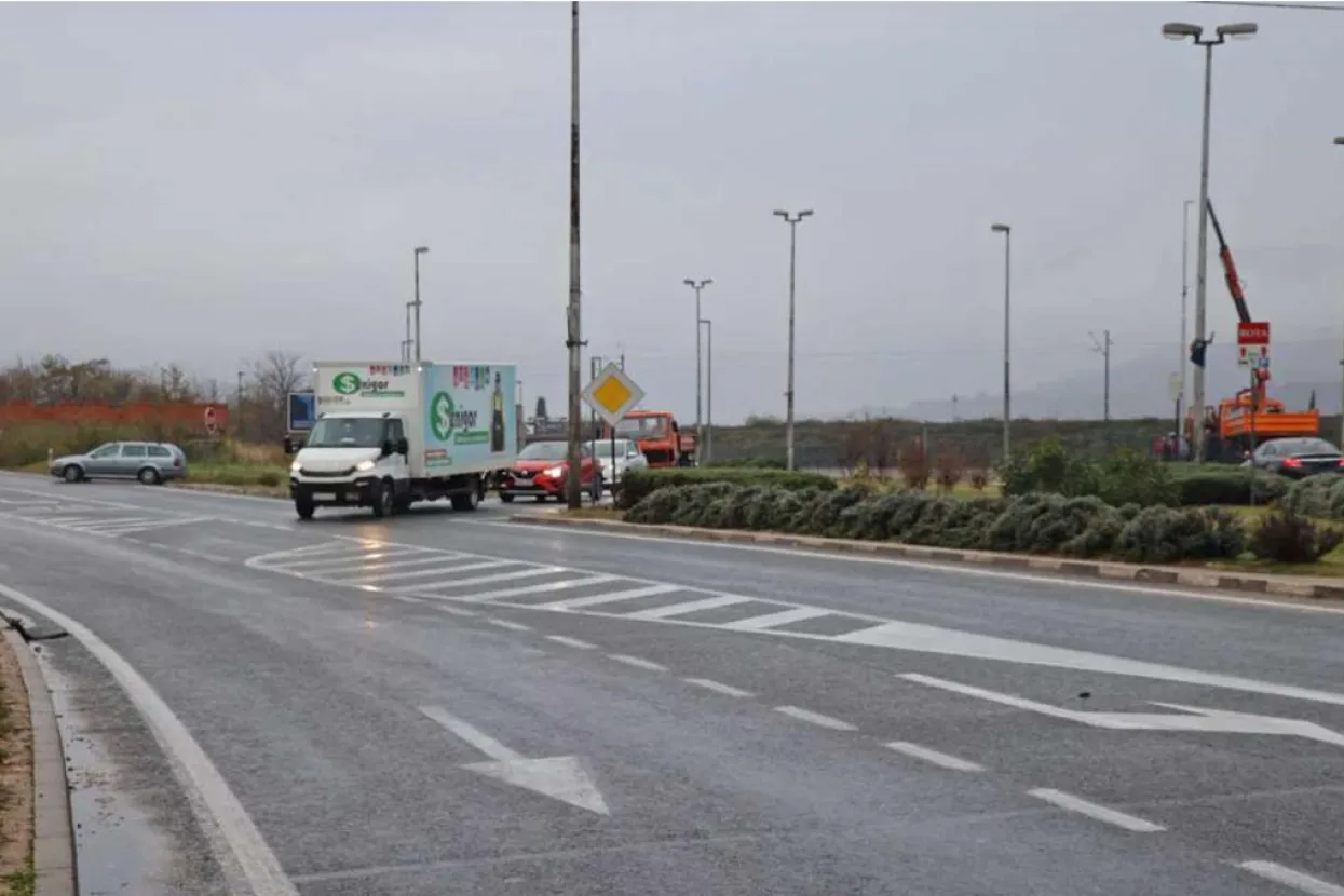 Raskrižje na sjevernom ulazu u Mostar