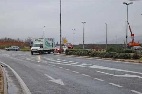 Raskrižje na sjevernom ulazu u Mostar