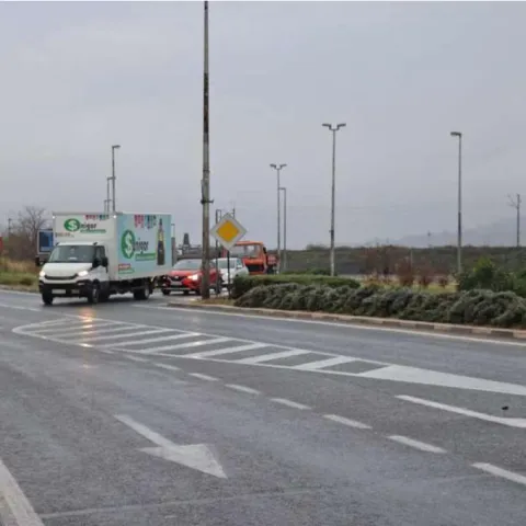 Raskrižje na sjevernom ulazu u Mostar