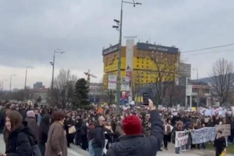 Prosvjed u Sarajevu
