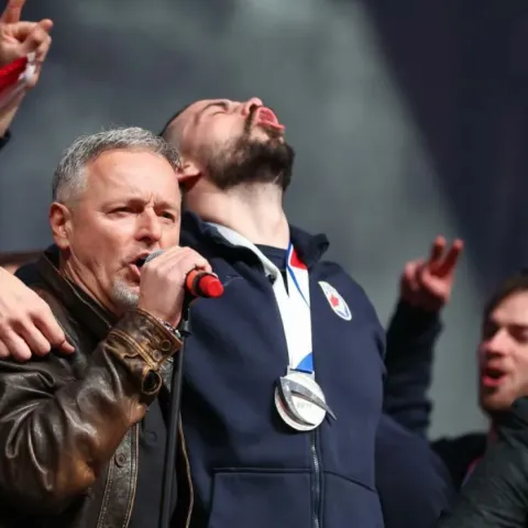 Thompson na dočeku rukometa&scaron;a