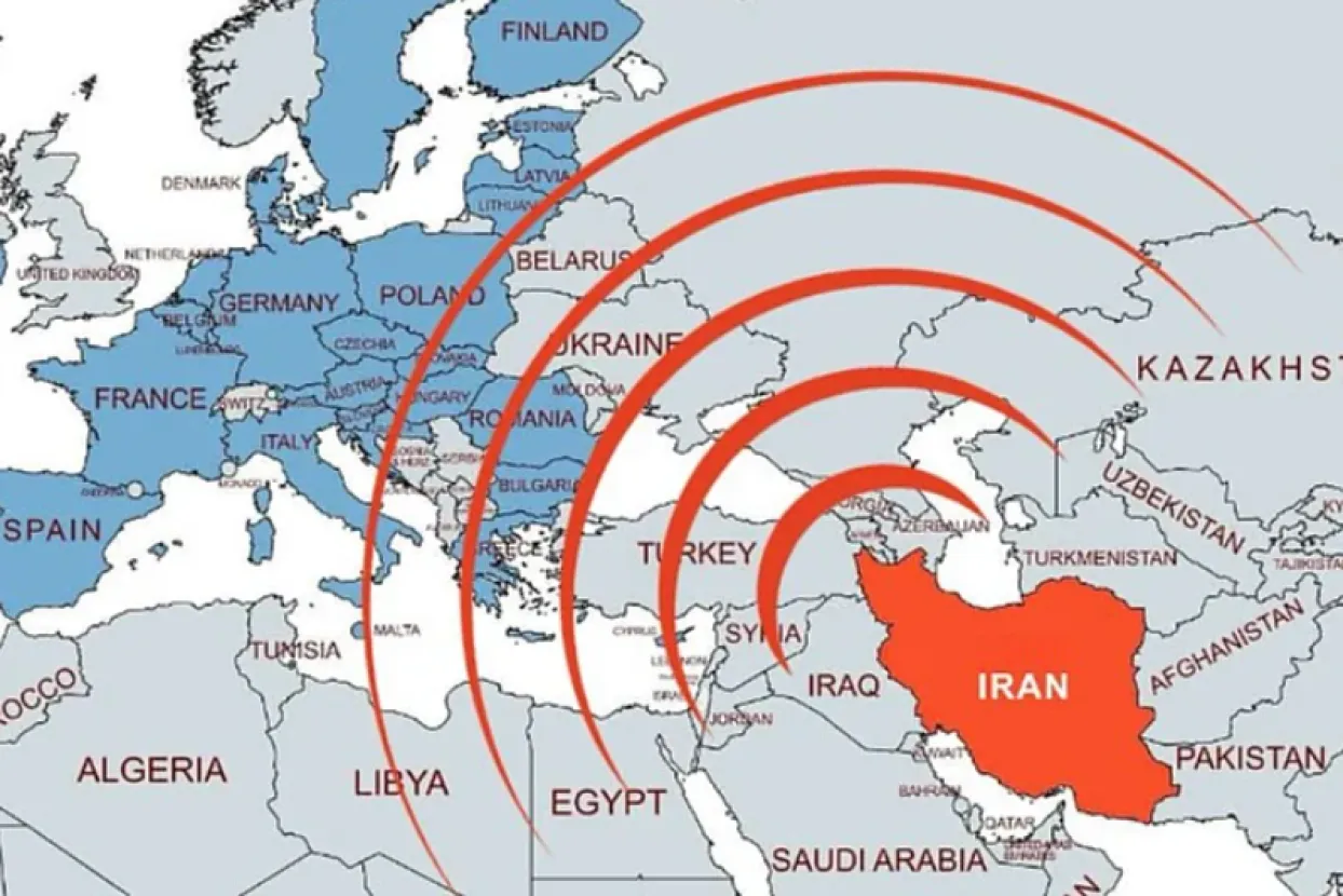 Navodni domet iranskih raketa