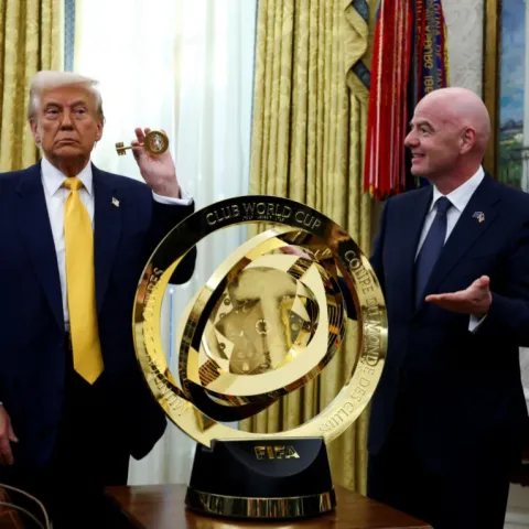 Trump i Infantino 